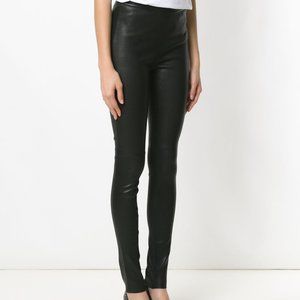 hugo boss leather pants